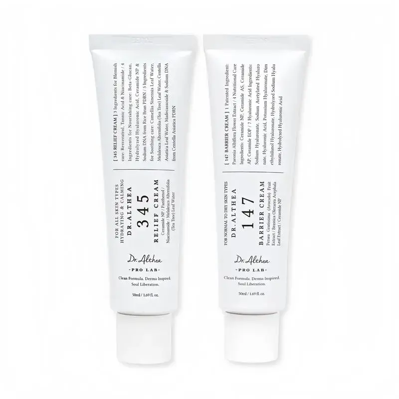 Dr.Althea 345+147 Barrier Cream | Daily Skin Barrier CarelDeep Hydrating with Hyaluronic Acid & Ceramides | KoreanVegan Skincare for All Skin Types