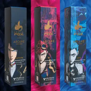 Arctic Fox x Arcane League of Legends Vegan & Cruelty Free Semi Permanent Hair Color Dye 5.6 fl oz No Harsh Chemicals Vibrant Long Lasting