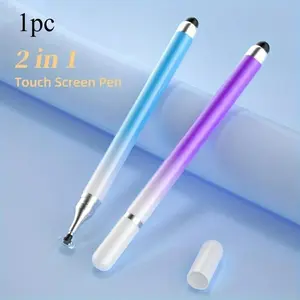 1pc 2-in-1 Universal Gradient Stylus Pen Touch Screen Pen for Smartphones, Tablets, and iPads, Touchscreen Pen