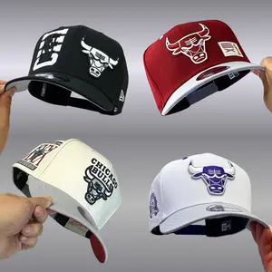 Chicago Bulls Snapback Hat Red Black White | NBA Streetwear Cap | Flat Brim Fitted Baseball Hat | Trendy Hip Hop Sports Cap for Men Women | TikTok Viral Fashion Gift USA