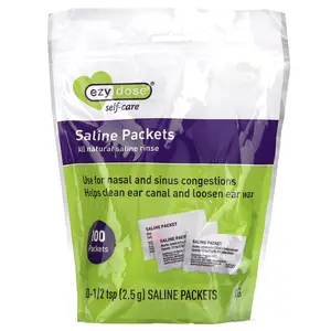 Ezy Dose Self-Care, Saline Packets, 100 Packets