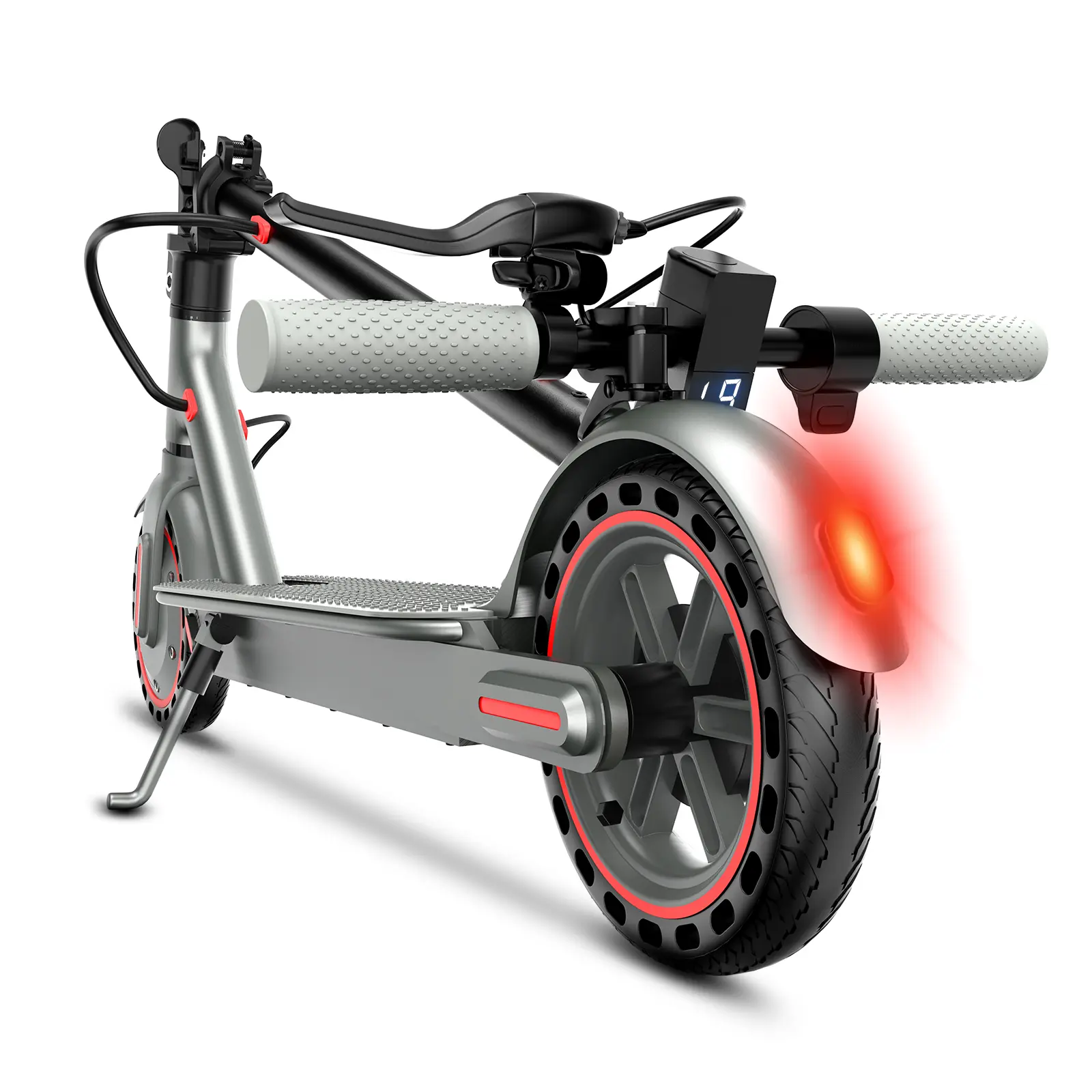 New Home travel, commuting to work Electric Scooter for Adults,Adults & Teens Foldable Electric Scooter , Long Range12-14 Miles,Max.speed 19Mph,3-speed adjustable fun sports scooter,  with App Control、warranty service