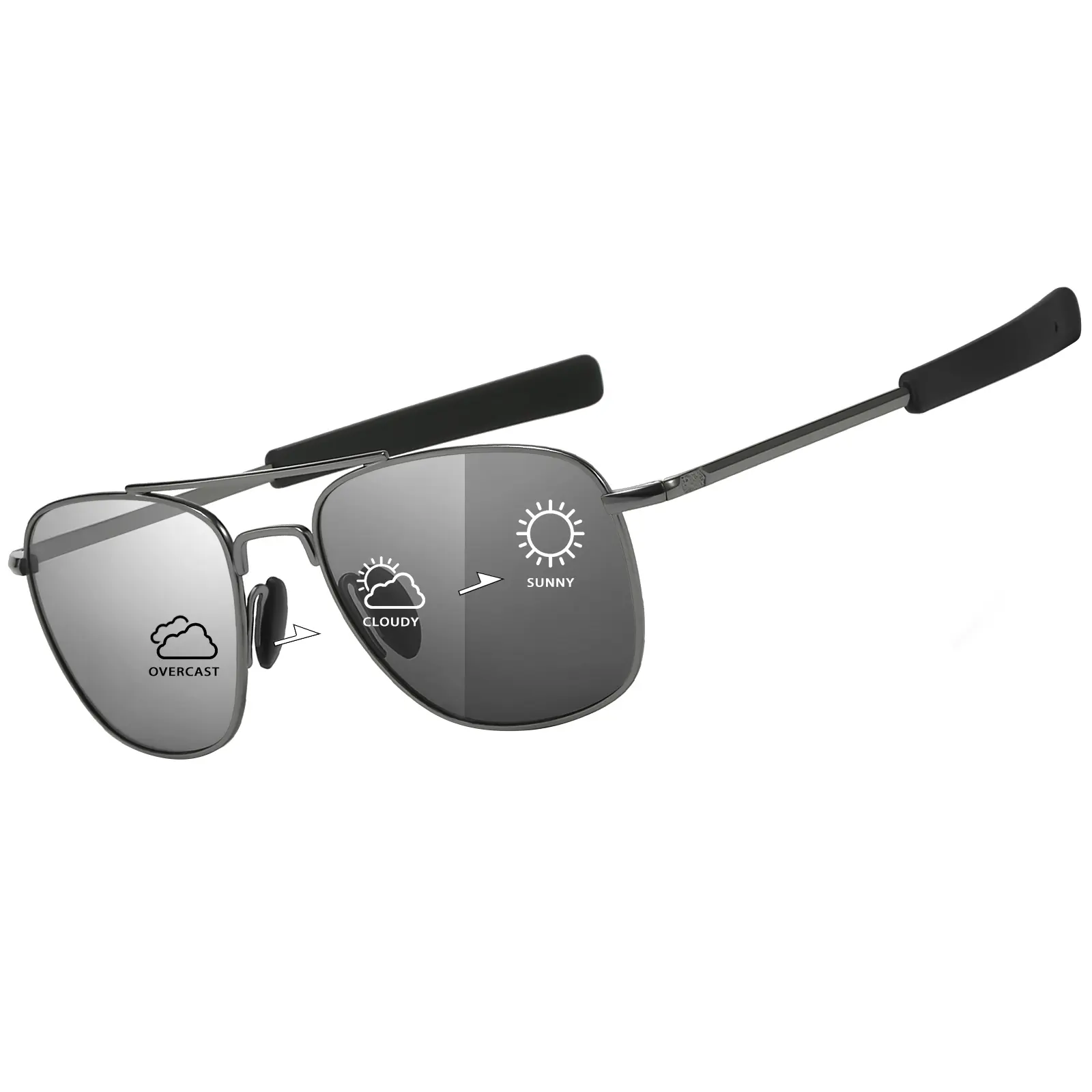 Gunmetal Frame/Photochromic Lens
