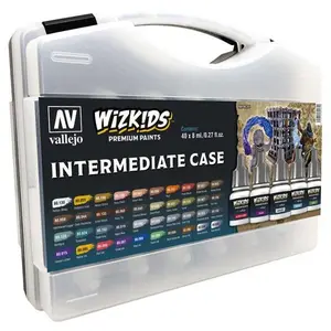 212 MAIN Acrylic Material Cat Toy Intermediate Case - WizKids Premium Water-Based Acrylicos Vallejo Paint (40 Colors, Dog & Cat Accessories)