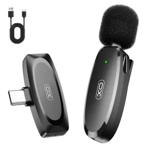 Wireless Mini Microphone,Type C to C Audio Mic for iPhone15 Series and Android， Microphone with Noise Reduction ，for Video Recording, Vlog, YouTube, TikTok