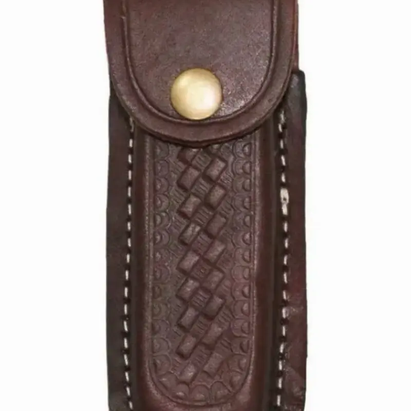 Leather utility blade holder