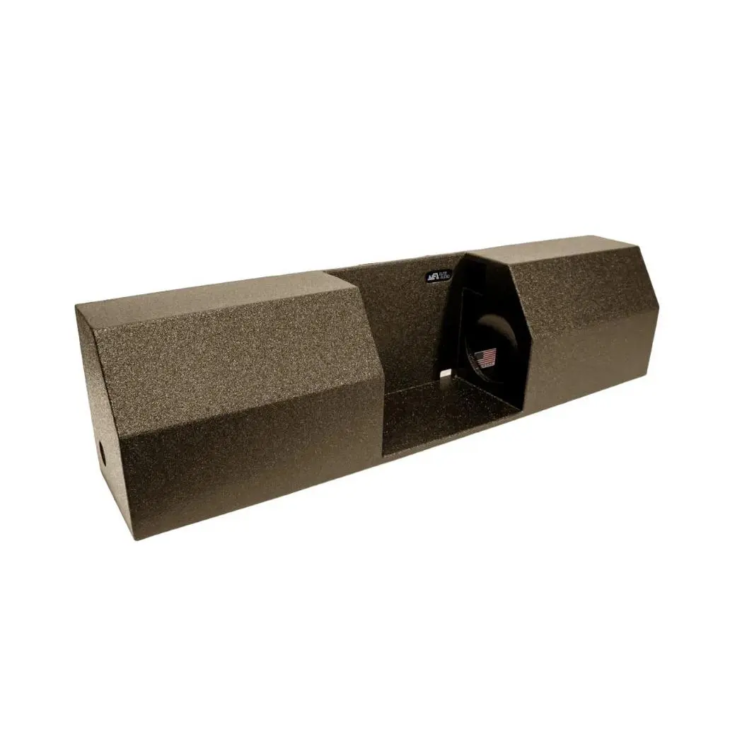 Elite Audio Enclosures | Dodge Single Cab Dual 6" Ported - USA Made Subwoofer Box with Bed Liner Spray Finish