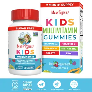 MaryRuth's Kids Multivitamin Gummies - Sugar Free - 2 Month Supply - Immunity - Bone Health - Non-GMO Project Verified - Vegan - Gluten Free MaryRuth's Kids Multivitamin Gummies - Sugar Free - 2 Month Supply - Immunity - Bone Health - Non-GMO Project Verified - Vegan - Gluten Free