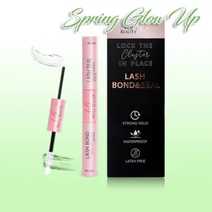 VEYESBEAUTY Lash Bond & Seal - White 10ml for DIY Eyelash Long-Lasting Extensions Glue Makeup Cosmetic