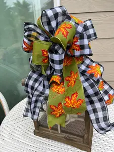 Fall Lantern Bow| Tree topper | Mailbox Bow | Fall Lantern Bows | Trees Bow | Fall Bow for Decor