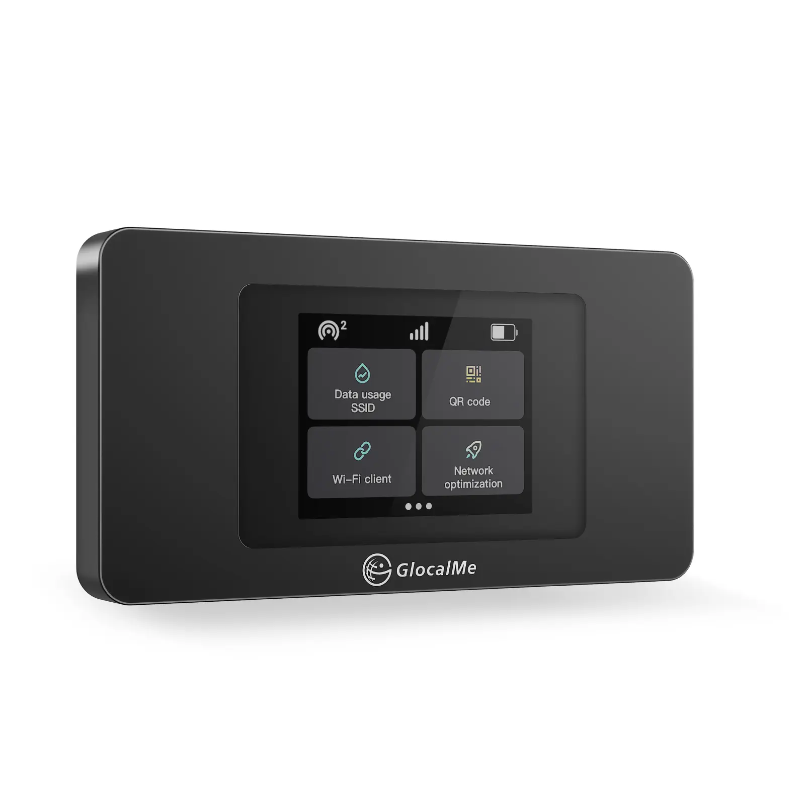 GlocalMe DuoTurbo 4G LTE Mobile Hotspot Device with Global 1.1GB Data 90Days, Portable WiFi Hotspot for Travel in 200+ Countries/Regions, SIMFREE and Dual Modem, 10 Devices Connected