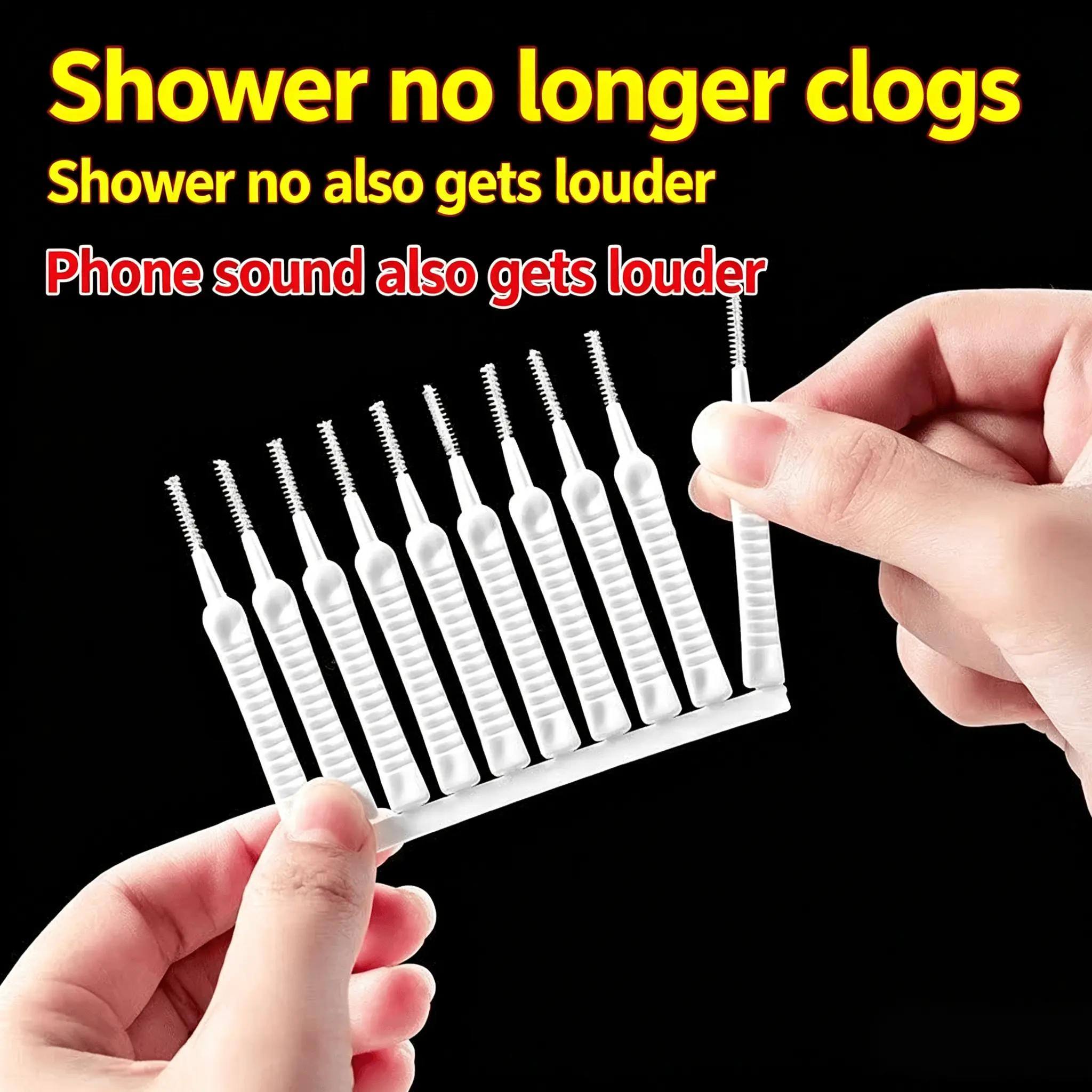 10Pcs Multi-Purpose Tiny Hole Cleaning Brushes - Household Cleaning Tool, Cleaning Supplies, Housekeeping Aid for Shower Head, Phone Speaker, Charging Port
