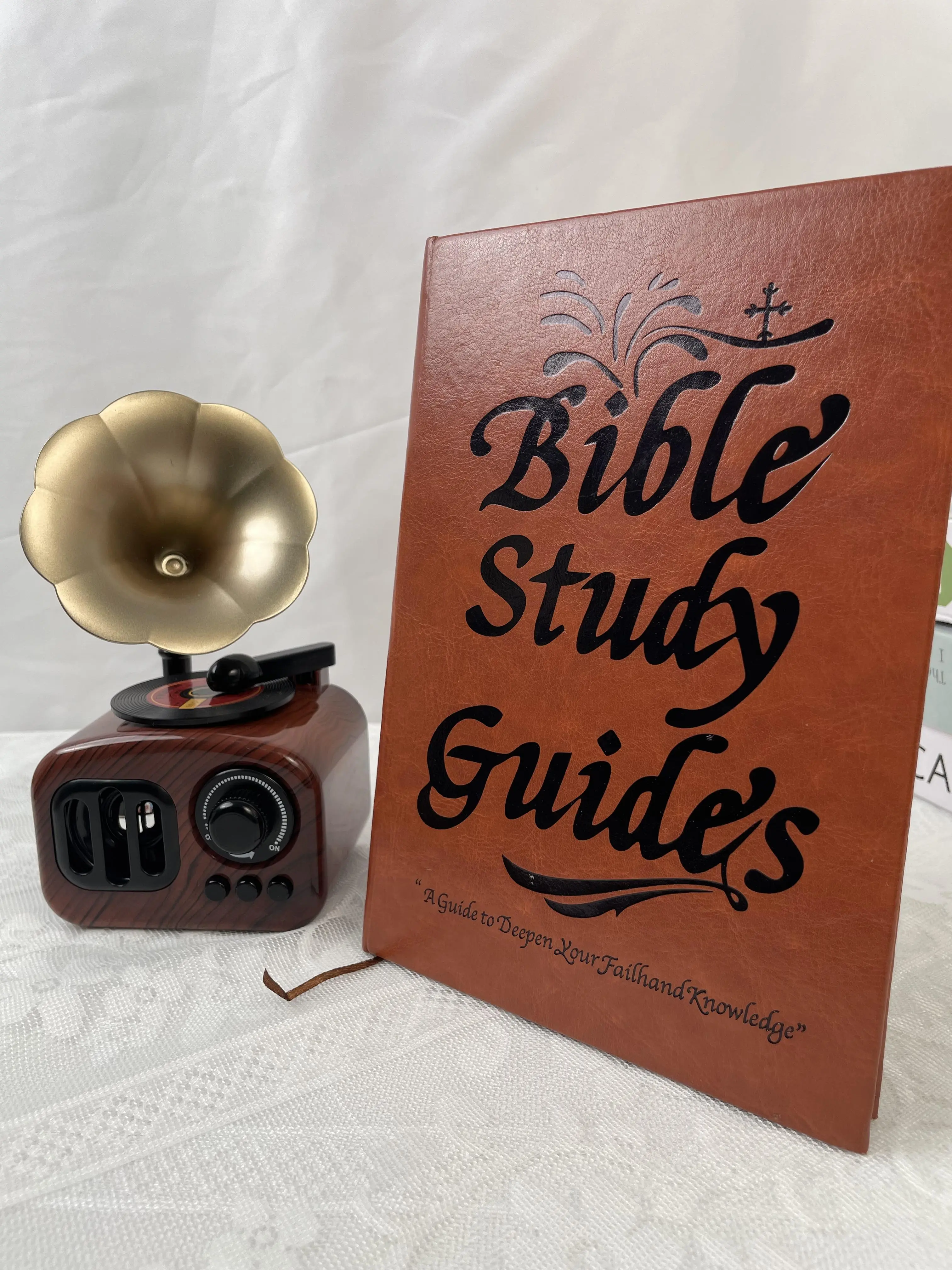 66-Page Bible Study Guide & Full-Year Devotional Journal - Daily Quotes Notebooks, Hardcover Notebooks with Daily Scripture Quotes, Faith-Deepening Guidance, High-Quality User-Friendly Layout for Spiritual Growth