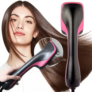 3 in 1 Hair Dryer Brush, Hair Straightening Comb, Hair Curler Comb for Women, Multifunctional Blow Dryer Brush for Home & Salon Use, Hair Straighteners, Thermal Brush Straightener