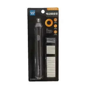 Electric Eraser, 1 Set Student Eraser with Replacement Refills, Automatic Eraser, Drawing Eraser, Multifunctional Stationery, Stationery Supplies, Battery Not Included, Stationery Office Supplies