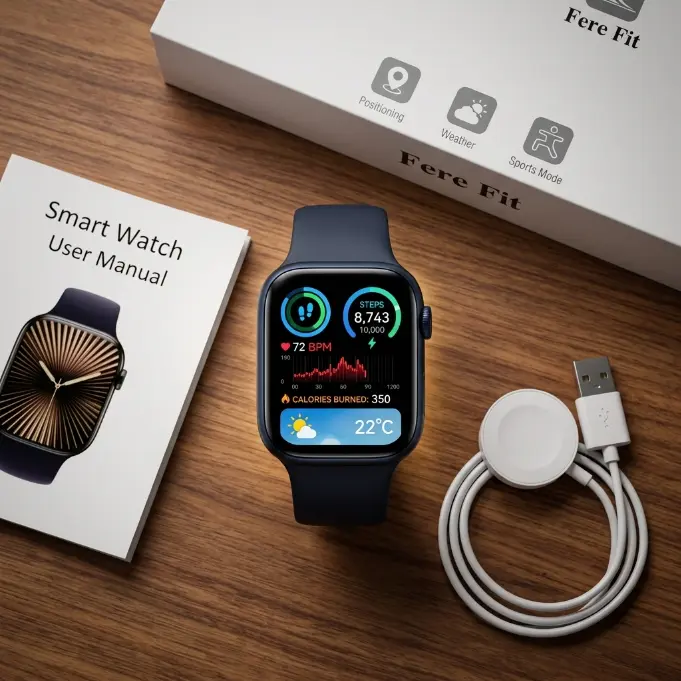 Men's and women's smartwatches, high-definition smartwatches that can make and receive calls, daily fitness trackers, supporting flashlight/exercise/heart rate/sleep recording and monitoring, and also waterproof.