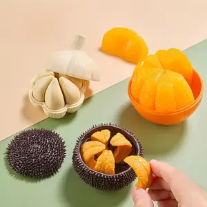 3D puzzle toy (1 set), simulated garlic 3D three-dimensional sea urchin orange puzzle building blocks, parent-child interactive tabletop game, logical reasoning, hands-on brain teasers, fun and creative decompression toy 3D puzzle Toddler Puzzles