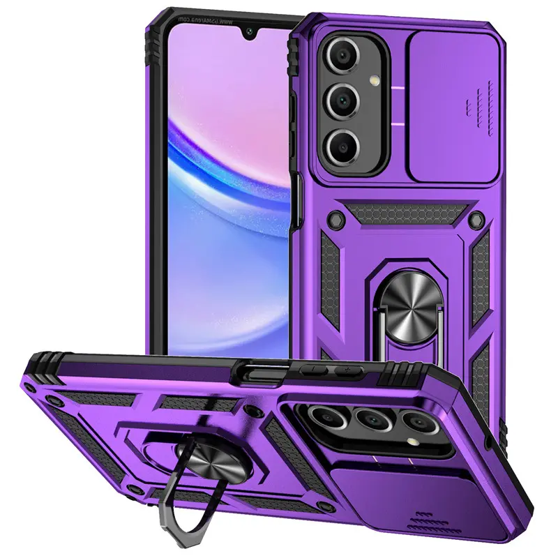 2-in-1 Push-Pull Window Handheld Protective Casing for Samsung S26, S23, S22 & A56, A17, A15, A05, A13 Cellphone Devices, Mobile Phone Accessories