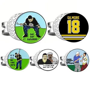 Funny Golf Ball Marker with Magnetic Hat Clip, Funny Golf Gifts for Men Women, Golf Accessories for Golf Lovers