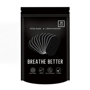 30 Packaging Upgrade 35 Packaging Super Breathable Mouth sticker，Ultra Breathable Mouth Tape One Month Supply 35 Strong Adhesive Sleep Strips, Enhanced Lip Fit for Maximum Comfort, Sport Accessories for Better Sleep