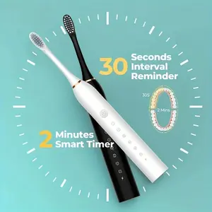 Electric Toothbrush for Adults & Kids, Soft Bristles, Rechargeable Smart Design, Suitable for All Ages, Six Gears Adjustment, Dental Cleaner