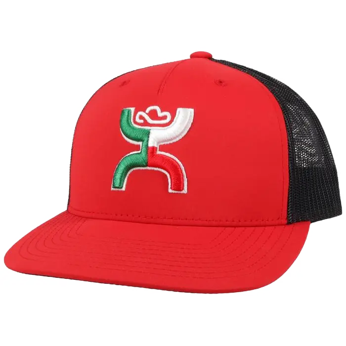 Hooey Unisex "Boquillas" Red and Black Snapback Hat 2118T-RDBK