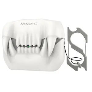 Silicone AirPods Pro Case, Compatible with airpods pro 2nd generation, funny 3D Tigertooth has a cool design Cover,with Keychain