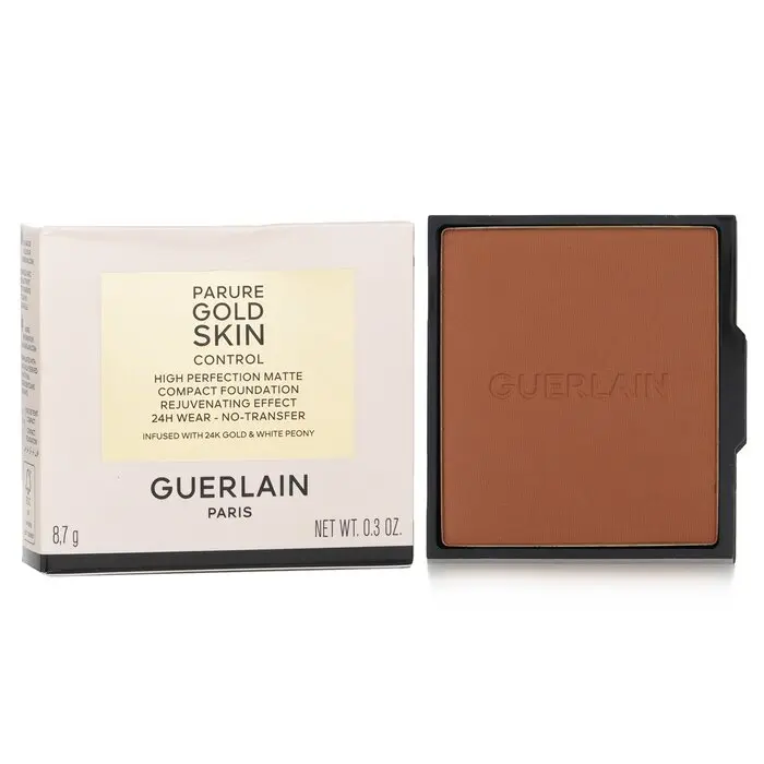 Guerlain Parure Gold Skin Control High Perfection Matte Compact Foundation Refill - #5N, Cosmetic Makeup with Radiant, Flawless, Smooth Finish, 8.7g/0.3oz