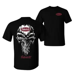 Peterbilt Skull T-Shirt, Grunge Graphic Design, Trucking Culture Tee, For Diesel Lovers & Truckers, Gift for Long Haul Drivers-DK.X