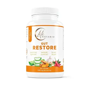 LILI ROSARIO PROBIOTICS + ZINC | GUT SUPPORT FORMULA | DIGESTIVE HEALTH | 1500 MG | 90 CAPSULES
