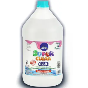 Super Clear Glue 1 Gallon,   Purposes School  Projects Liquid Glue  for Slime Making Supplies Washable  Use for Arts & Crafts  Paper Cardboard
