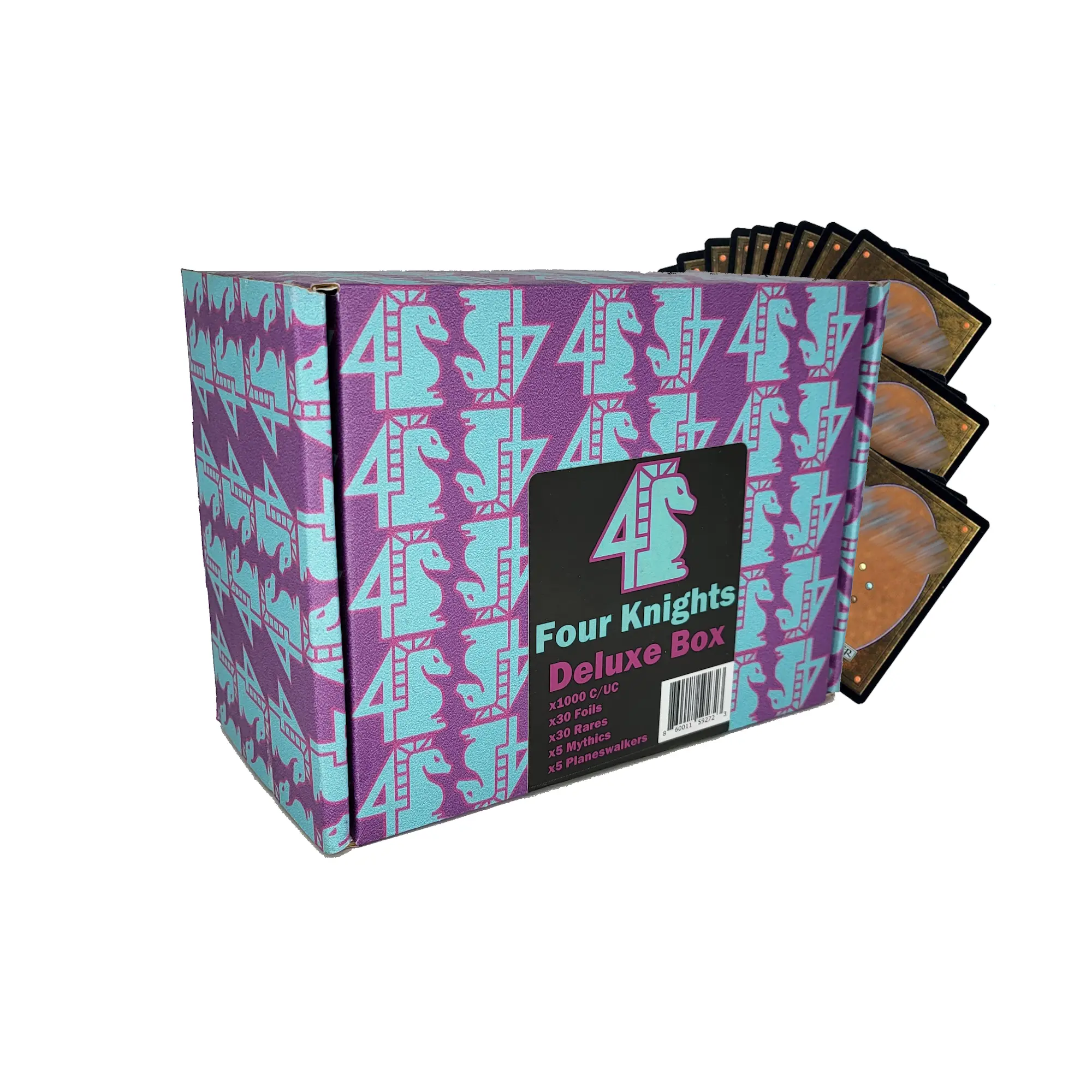 Four Knights MTG Deluxe Collection Booster Box 1000 Assorted C/UC with 30 Rares 30 Foils and 5 Mythics Limited Duplicates! Compatible with Magic