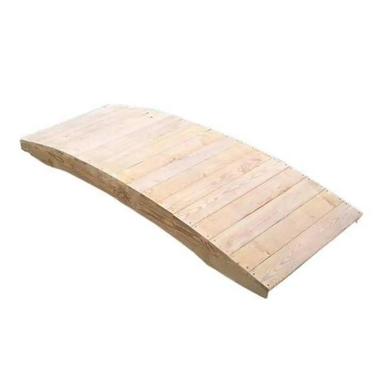 Creekvine Designs FT1206-2CVD 6 ft. Treated Pine Fiore Plank Garden Bridge
