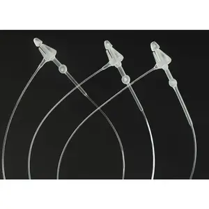3 Inch 3000 count Plastic Fasteners Hang Tags Clear Snap Lock Pins  Loop Price Tag Pins Safety Ring Ties for Retail Store Clothing Accessory(3" 3000 count, Clear)