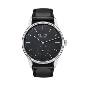 Nomos Glashütte Orion Neomatik 39 New Black Sapphire Crystal Back