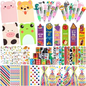 24 Pack Stationery Party Pack, Birthday Goodie Bags with Multicolor Pen Mini Notebooks for Goodie Bag Valentines Birthday Gift Anniversary Gift Party Gift Set,summerwins summerwins