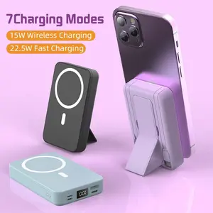 10000 mAh Magnetic Power Bank, Wireless Portable Charger, Fast Charging MagSafe Battery Pack for iPhone TikTokShop BlackFriday