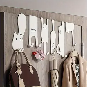 Iron material door hooks,spray painting process, suitable for bedroom doors, bathroom doors, kitchen doors, Home Decor Hooks,Modern Hooks, Sturdy Construction, Durable Hooks, Hanging Hooks, Wallmounted Hooks, Wall Mountable, Christmas Home Goods