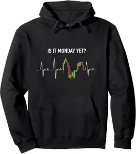Is it Monday Yet Investor Day Trading Stock Market Trader Pullover Hoodie