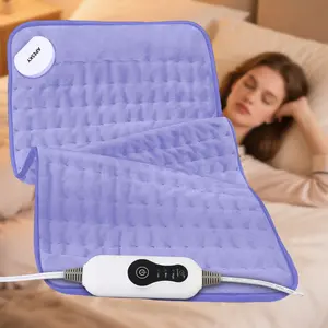 Electric Heating , 24''x12'', Portable, Shoulder, , Joint, Leg, Abdomen Heating, Light Friendly Fabric, Quickly Heated to 140° 3 Temperature Controls, Wet And Dry Dual-use, Double-sided Heating, 2-hour Timed Shutdown, Christmas Gift for Fatigue Relief