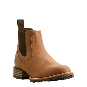 Ariat Men's Hybrid Low Boy Desert Brown Round Toe Ankle Boots 10053562