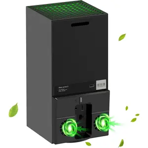 Cooling Fan for  Series X, USB  Vertical Cooling Stand Cooling System with Dual Fans and 1 USB Port