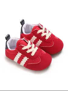 Newborn Baby Boy Soft Sole Canvas Sneakers, Soft Soled Shoes, Flexible Shoe, Fashionable Comfortable Durable Design, Infant Walking Shoes for Daily Wear & Outdoor Activities