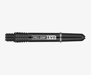 Pro Grip Evo 2-Part Dart Shafts, Aluminium Base, Multi-Size, Radial Grips, Replaceable Tip, Two-Part Shaft