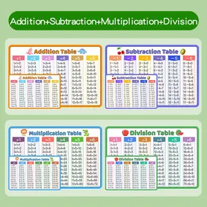 8Pcs Addition and subtraction Flash Card Within 20, 2 sizes (large and small) Addition and subtraction Learning oral arithmetic card Teaching aid card - Mathematics fact chart - Educational mathematics flash card