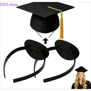 2Pcs Graduation Cap Headband , Anti-Slip Firm Hold Insert For Graduation Cap, Secure Hair Accessory For Graduation Ceremony, Fits All Hair Types For Graduates tiktokshopspringglowup