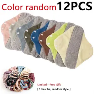— 6/12 pcs —  Leak-Proof & Washable Underpads with Graphene Odor Control Technology for Home Use, Suitable for Women, Postpartum, Pets, Daily Use and Travel Cleaning Cotton