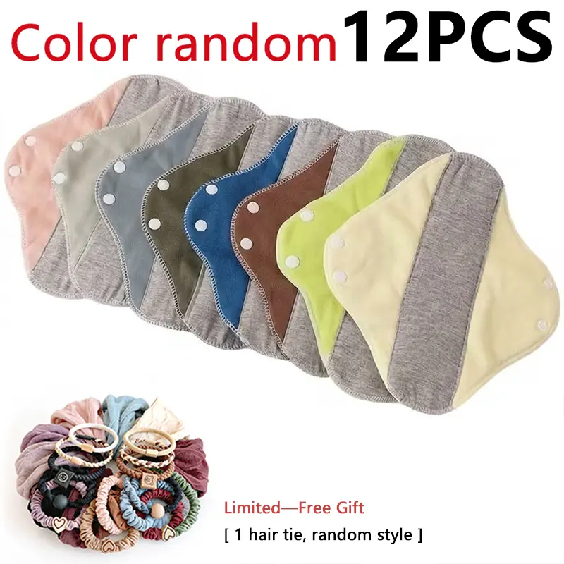 6-12 Pcs Leak-Proof Water Proof Graphene Bed Pads,Washable Cotton Home Care Pads That Neutralizes Odors,Moisture-Resistant for Daily Home Use & PostpartumWomen