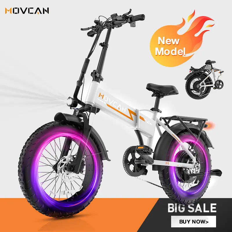 Q20 Folding E-Bike, 52V 15.6Ah Removable Concealed Battery 20” Fat Tire Dirt Bike,1500W Motor 30 MPH Top Speed E Bikes, 7 Speed Dual Hydraulic Brake Electric Bikes for Adults