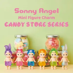 Sonny Angel Blind Box Gift, Candy Animal Looking Back Cat Life Lucky Kiss Kiss Gift Of Love Series Kawaii Collectible Figure